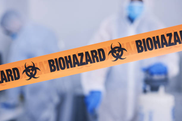 Professional Biohazard Cleanup technician working in Coppell, TX